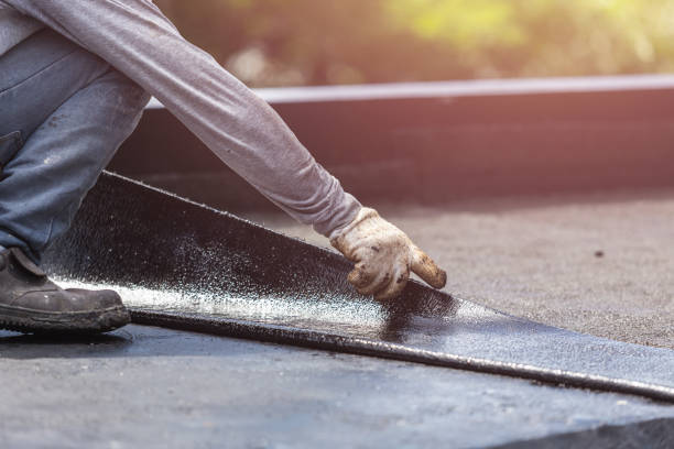 Professional Waterproofing technician working in Chesaning, MI